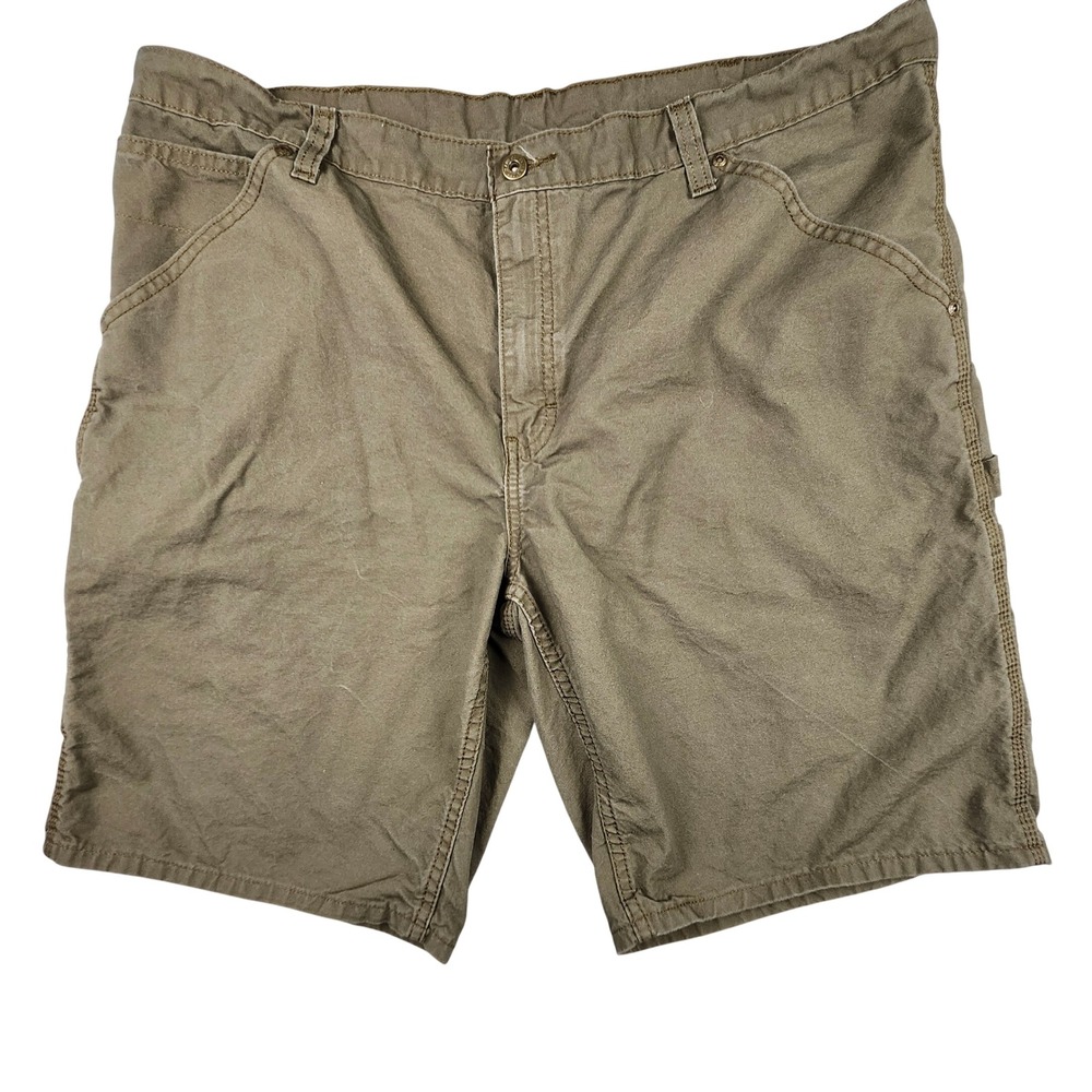 Faded Glory Carpenter Shorts Mens 42 Outdoor Cotton Canvas Utility Workwear